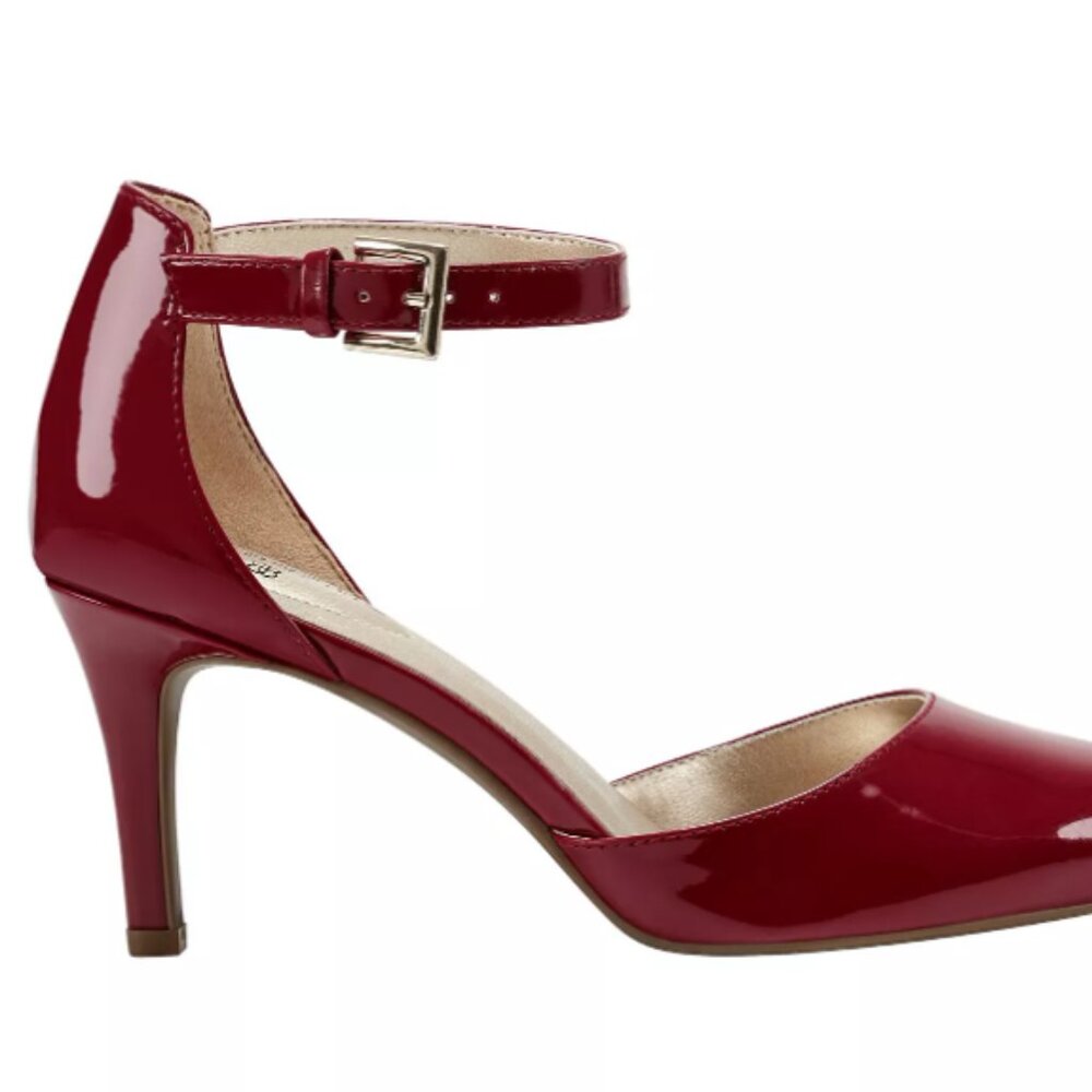 Bandolino Ginata D'Orsay Ankle Strap Pointed Toe Pumps Sz 10 - Picture 3 of 13